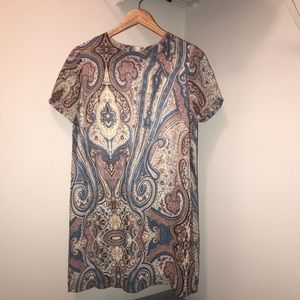 Paisley Shift Dress